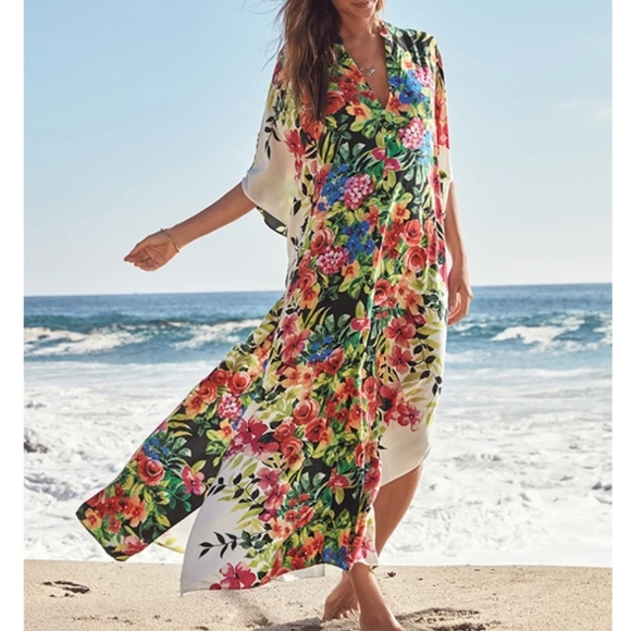 Johnny Was Other - **2x HP**Nwt Johnny Was Dana Maxi Kaftan Dress